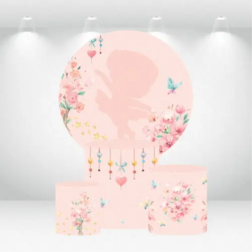 PAINEL REDONDO + KIT DE CAPAS DE CILINDROS BAILARINA