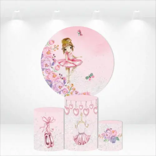 PAINEL REDONDO + KIT DE CAPAS DE CILINDROS BAILARINA