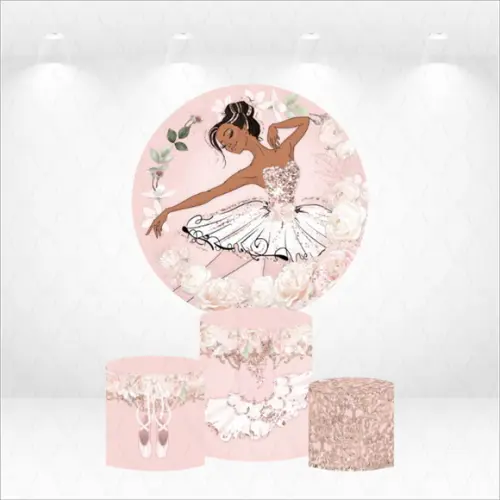 Painel Redondo + Kit de Capas de Cilindros Bailarina