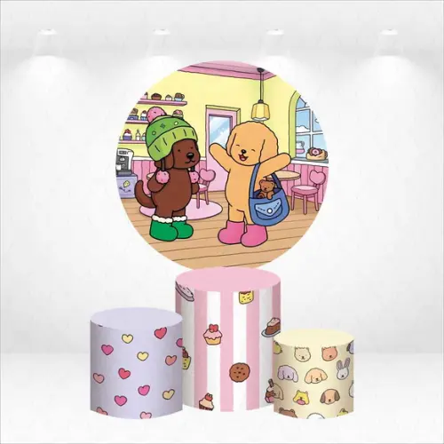 Painel Redondo + Kit de Capas de Cilindros Bobbie Goods