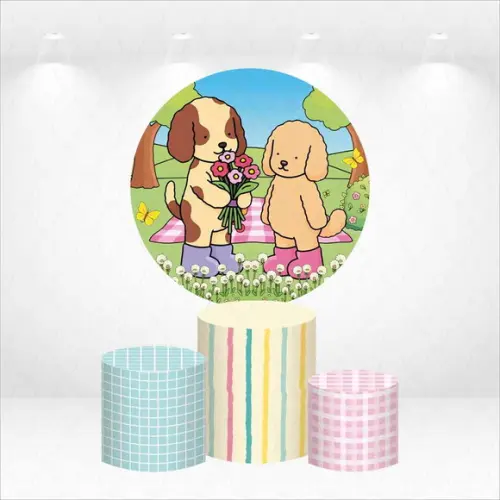 Painel Redondo + Kit de Capas de Cilindros Bobbie Goods