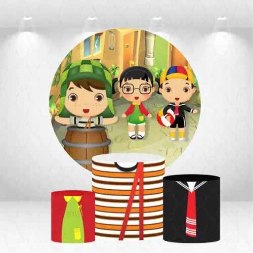 PAINEL REDONDO + KIT DE CAPAS DE CILINDROS CHAVES