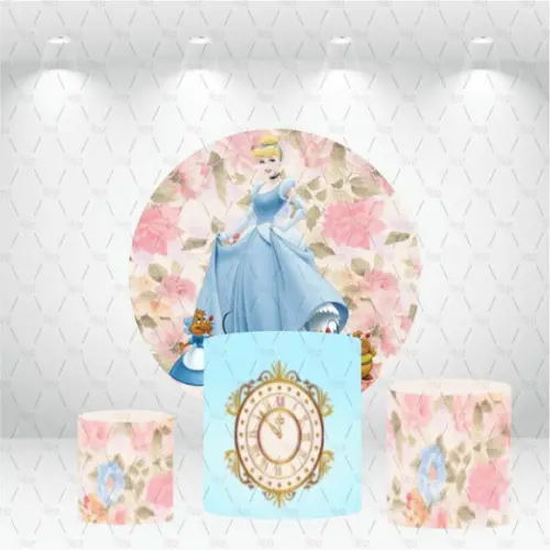 PAINEL REDONDO + KIT DE CAPAS DE CILINDROS CINDERELA