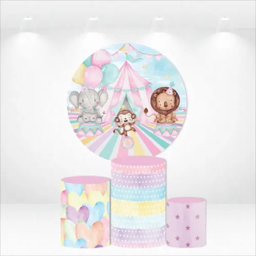 PAINEL REDONDO + KIT DE CAPAS DE CILINDROS CIRCO