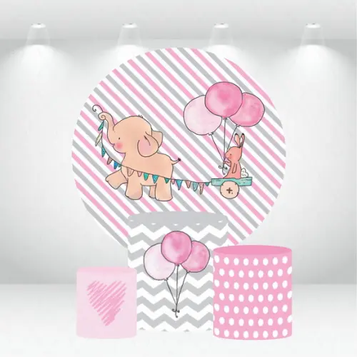PAINEL REDONDO + KIT DE CAPAS DE CILINDROS ELEFANTE