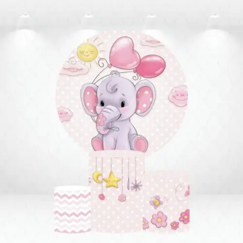 Painel Redondo + Kit de Capas de Cilindros Elefantinha
