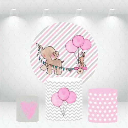 PAINEL REDONDO + KIT DE CAPAS DE CILINDROS ELEFANTE