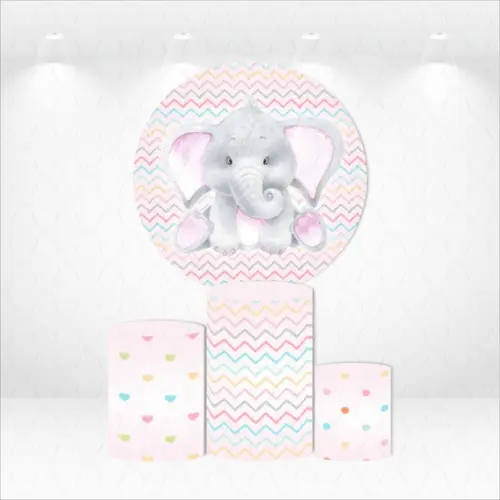 PAINEL REDONDO + KIT DE CAPAS DE CILINDROS ELEFANTINHA