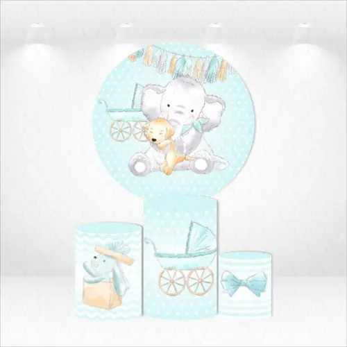 PAINEL REDONDO + KIT DE CAPAS DE CILINDROS ELEFANTINHO