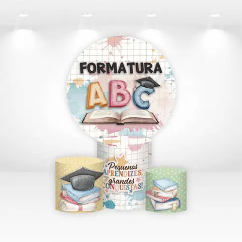 Painel Redondo + Kit de Capas de Cilindros Formatura