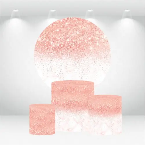 PAINEL REDONDO + KIT DE CAPAS DE CILINDROS GLITTER
