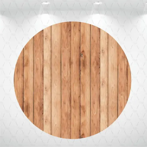 PAINEL REDONDO + KIT DE CAPAS DE CILINDROS MADEIRA