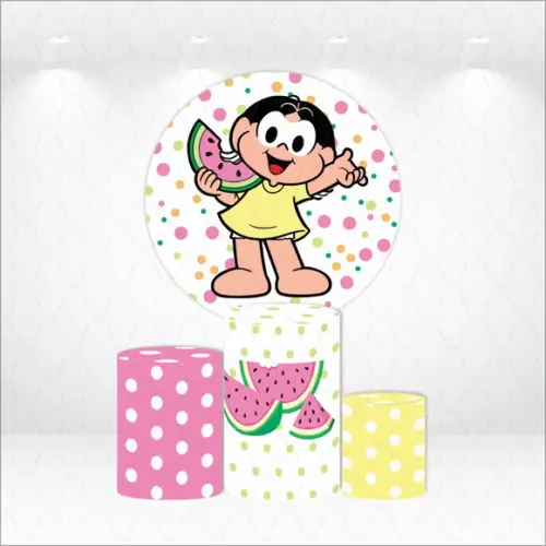 Painel Redondo + Kit de Capas de Cilindros Magali