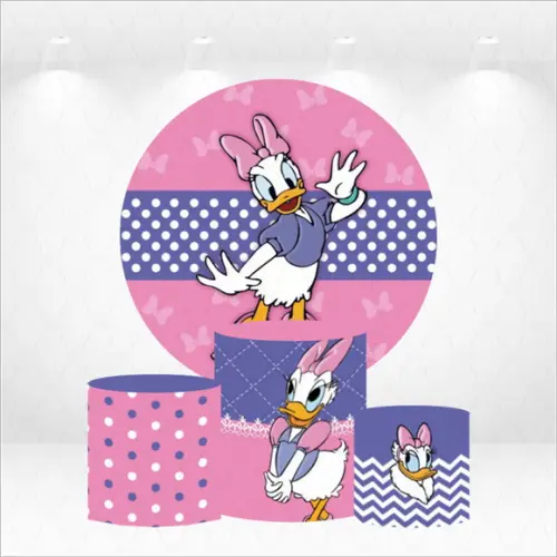 Painel Redondo + Kit de Capas de Cilindros Margarida