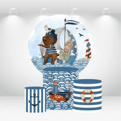 PAINEL REDONDO + KIT DE CAPAS DE CILINDROS MARINHEIRO