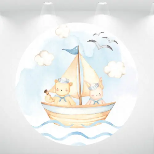 PAINEL REDONDO + KIT DE CAPAS DE CILINDROS MARINHEIRO