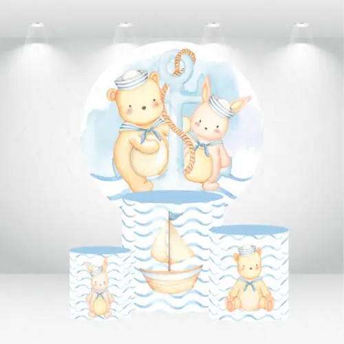 PAINEL REDONDO + KIT DE CAPAS DE CILINDROS MARINHEIRO