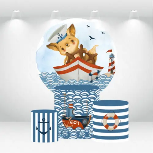 PAINEL REDONDO + KIT DE CAPAS DE CILINDROS MARINHEIRO