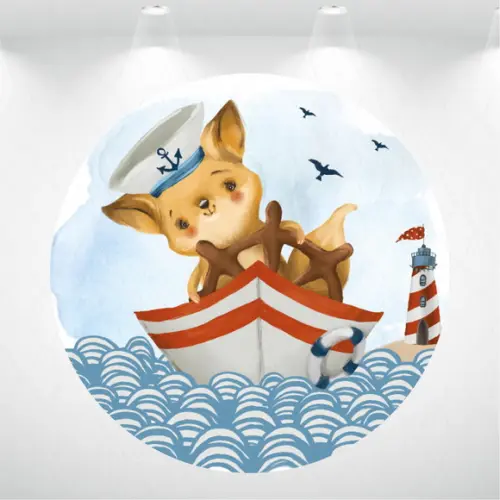 PAINEL REDONDO + KIT DE CAPAS DE CILINDROS MARINHEIRO