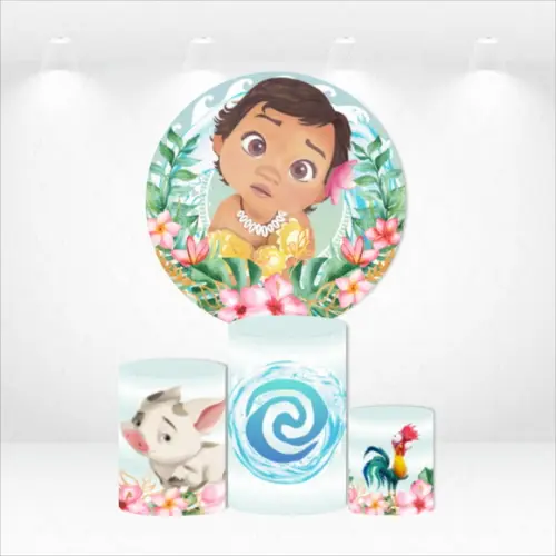 PAINEL REDONDO + KIT DE CAPAS DE CILINDROS MOANA