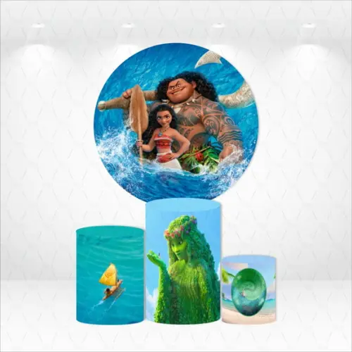 PAINEL REDONDO + KIT DE CAPAS DE CILINDROS MOANA