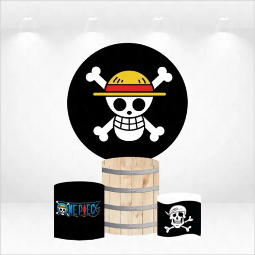 Painel Redondo + Kit de Capas de Cilindros One Piece