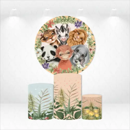 PAINEL REDONDO + KIT DE CAPAS DE CILINDROS SAFARI
