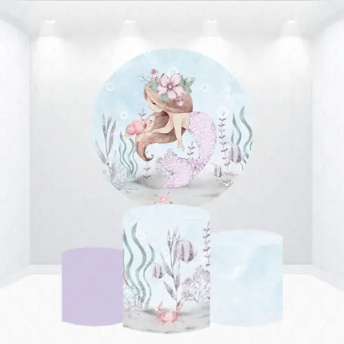 Painel Redondo + Kit de Capas de Cilindros Sereia
