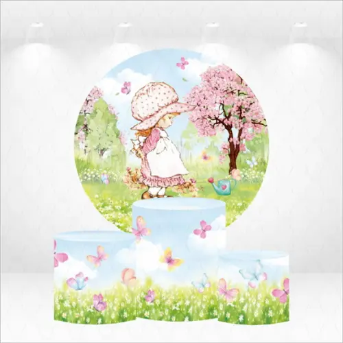Painel Redondo + Kit de Capas de Cilindros Sarah Kay