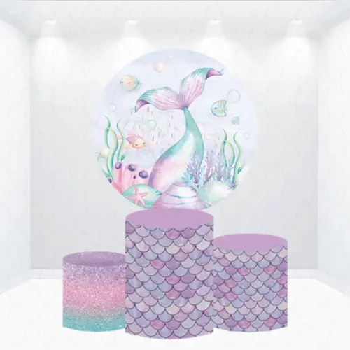 Painel Redondo + Kit de Capas de Cilindros Sereia