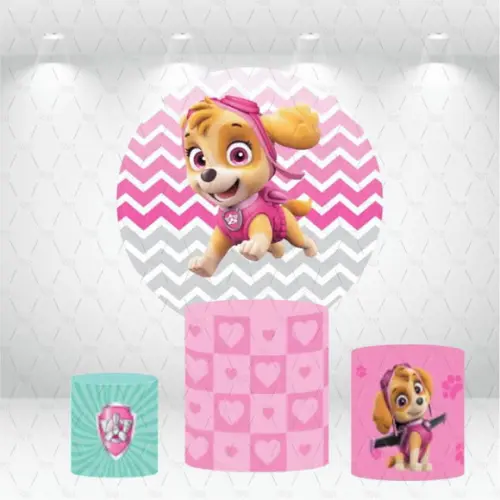 Painel Redondo + Kit de Capas de Cilindros Skye