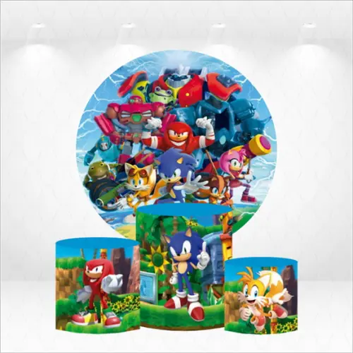 Painel Redondo + Kit de Capas de Cilindros Sonic