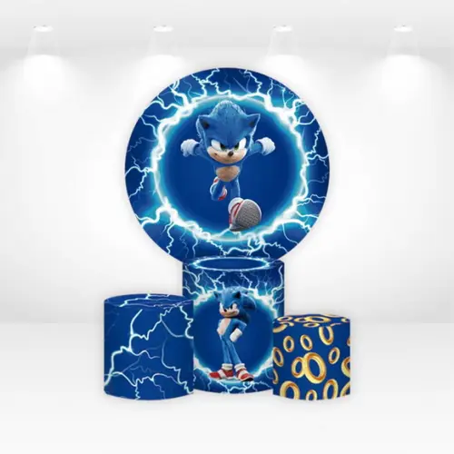Painel Redondo + Kit de Capas de Cilindros Sonic