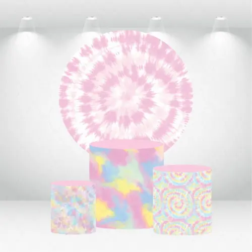 PAINEL REDONDO + KIT DE CAPAS DE CILINDROS TIEDYE