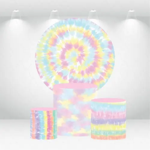 PAINEL REDONDO + KIT DE CAPAS DE CILINDROS TIEDYE