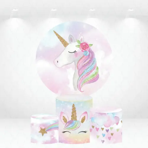 Painel Redondo + Kit de Capas de Cilindros Unicornio
