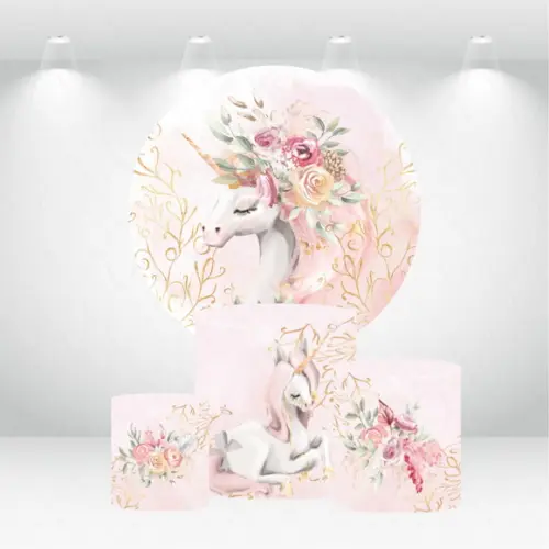 PAINEL REDONDO + KIT DE CAPAS DE CILINDROS UNICORNIO