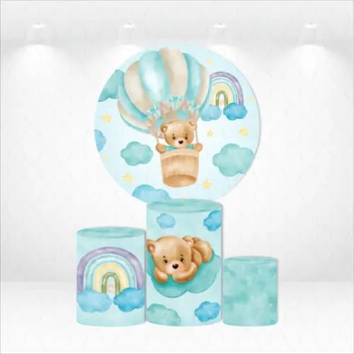 PAINEL REDONDO + KIT DE CAPAS DE CILINDROS URSO BALOEIRO