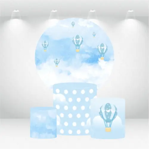 Painel Redondo + Kit de Capas de Cilindros Urso Baloeiro