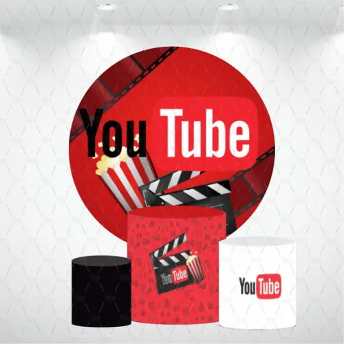 Painel Redondo + Kit De Capas De Cilindros Youtube