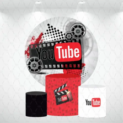 Painel Redondo + Kit De Capas De Cilindros Youtube