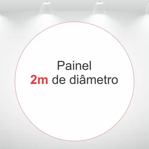 Painel Redondo 2m - Arte de Nosso Acervo