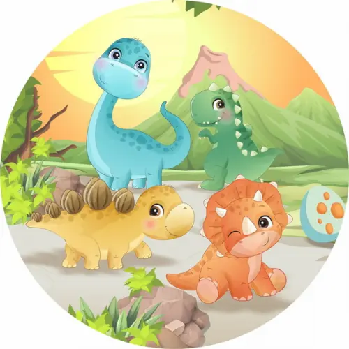 PAINEL REDONDO 1,8m + KIT DE CAPAS DE CILINDROS DINO