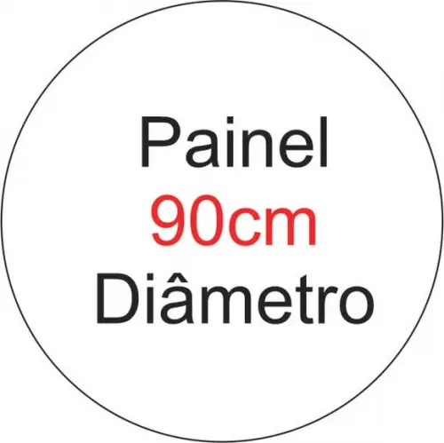 PAINEL REDONDO 90CM DE DIÂMETRO EM TECIDO