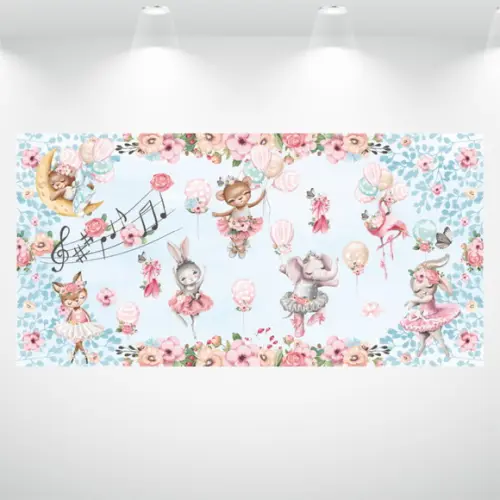 Painel Retangular Bailarina 2m x 1,5m
