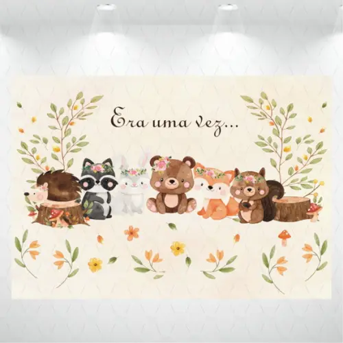 Painel Retangular Bosque 1m x 1,5m