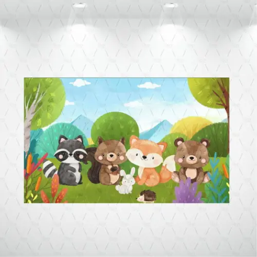 Painel Retangular Bosque 1m x 1,5m