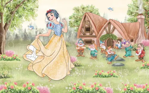 Painel Retangular Branca de Neve 4,5m x 2,8m