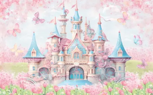Painel Retangular Castelo Encantado 4m x 2,5m