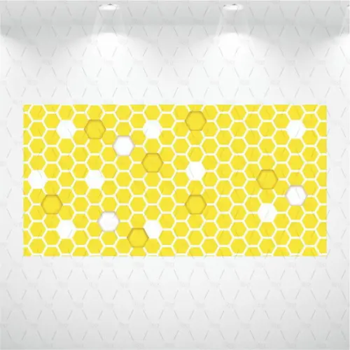 Painel Retangular Casulo De Abelha 2m X 1,50m